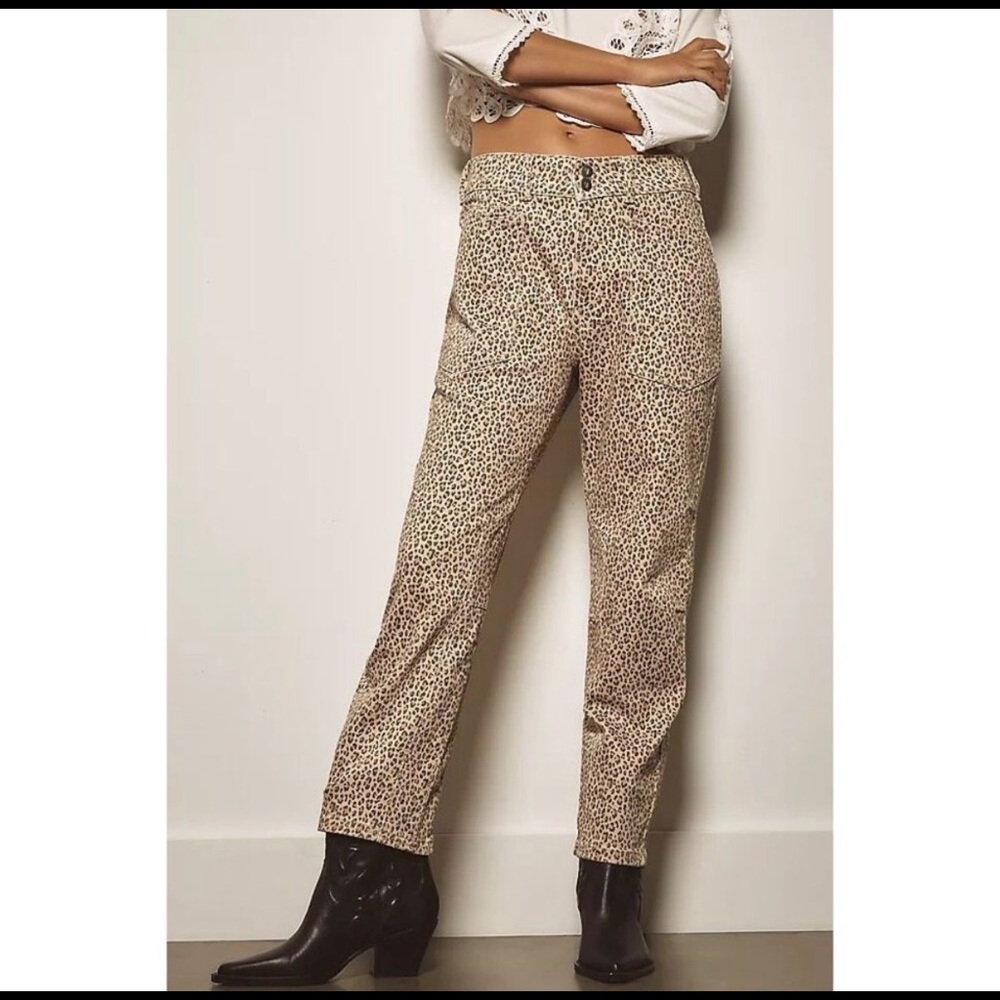 Pilcro Wanderer Leopard Jeans size 29